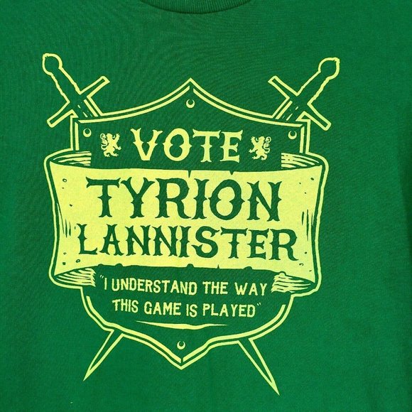 Vote Tyrion Lannister Mens Game Of Thrones T-Shirt - Picture 2 of 6